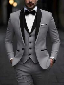 Men and  3-Piece Suit Set